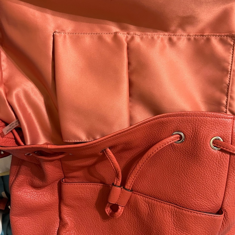 Coach Coral Leather Bag EUC - Picture 8 of 12
